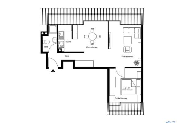 Prenájom bytu 3-izbový 63 m², Hüttmannstr. 42-44, Essen, Severné Porýnie - Westfálsko Prenájom bytu 3-izbový 63 m², Hüttmannstr. 42-44, Essen, Severné Porýnie - Westfálsko