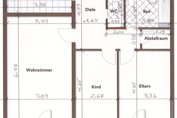 Prenájom bytu 3-izbový 91 m², Feldbergstraße 14, Heusenstamm Prenájom bytu 3-izbový 91 m², Feldbergstraße 14, Heusenstamm