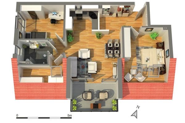 Prenájom bytu 3-izbový 79 m², Paderborn, Severné Porýnie - Westfálsko Prenájom bytu 3-izbový 79 m², Paderborn, Severné Porýnie - Westfálsko