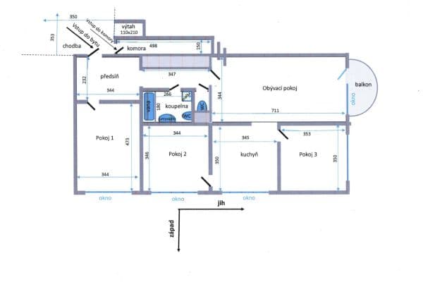 Predaj bytu 4-izbový 94 m², Staroměstská, České Budějovice Predaj bytu 4-izbový 94 m², Staroměstská, České Budějovice