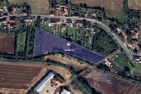 Predaj pozemku 2.296 m², Stradonice Predaj pozemku 2.296 m², Stradonice