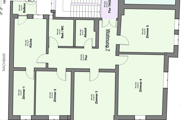 Prenájom bytu 5-izbový 139 m², Veitshöchheimerstraße 16, Würzburg, Bavorsko Prenájom bytu 5-izbový 139 m², Veitshöchheimerstraße 16, Würzburg, Bavorsko