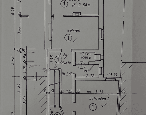 Prenájom bytu 3-izbový 75 m², Hinter der Flora 36, Bocholt Prenájom bytu 3-izbový 75 m², Hinter der Flora 36, Bocholt