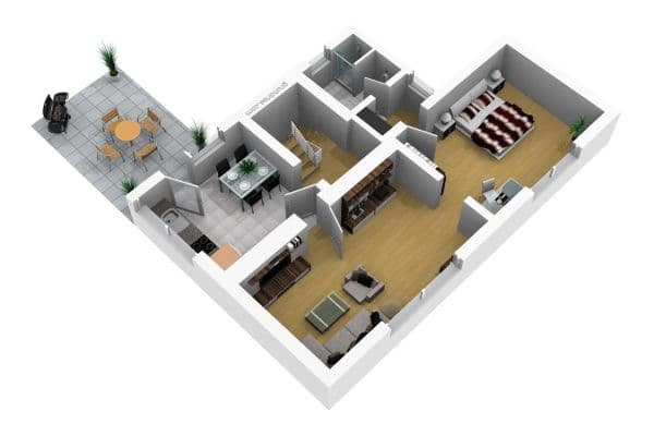 Prenájom bytu 2-izbový 63 m², Josefstr. 7, Siegburg Prenájom bytu 2-izbový 63 m², Josefstr. 7, Siegburg