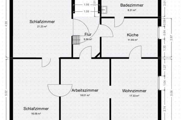 Prenájom bytu 4-izbový 93 m², Recklinghausen Prenájom bytu 4-izbový 93 m², Recklinghausen