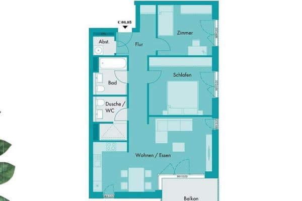 Prenájom bytu 3-izbový 85 m², Hattersheim Prenájom bytu 3-izbový 85 m², Hattersheim