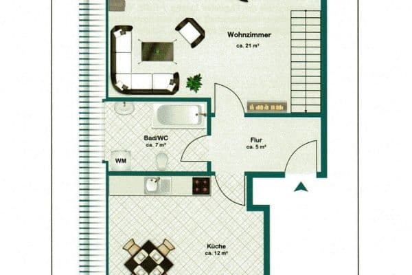 Prenájom bytu 2-izbový 52 m², Heinrich-Kaps-Str. 2, Leipzig, Sasko Prenájom bytu 2-izbový 52 m², Heinrich-Kaps-Str. 2, Leipzig, Sasko