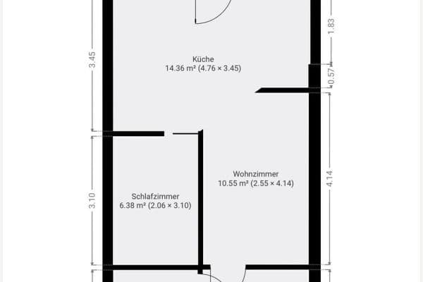 Predaj bytu 2-izbový 43 m², Coventrystraße 57, Frankfurt am Main Predaj bytu 2-izbový 43 m², Coventrystraße 57, Frankfurt am Main