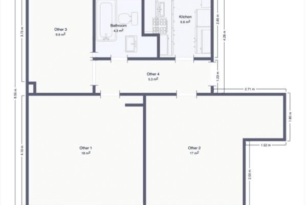 Prenájom bytu 3-izbový 60 m², Herne Prenájom bytu 3-izbový 60 m², Herne