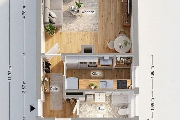 Predaj bytu 2-izbový 63 m², Düsseldorf, Severné Porýnie - Westfálsko Predaj bytu 2-izbový 63 m², Düsseldorf, Severné Porýnie - Westfálsko