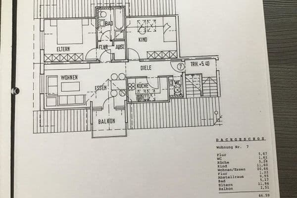 Prenájom bytu 3-izbový 67 m², Nürtingen Prenájom bytu 3-izbový 67 m², Nürtingen