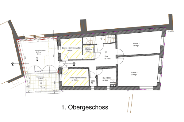 Prenájom bytu 112 m², Predigerberg 14, Augsburg, Bavorsko Prenájom bytu 112 m², Predigerberg 14, Augsburg, Bavorsko