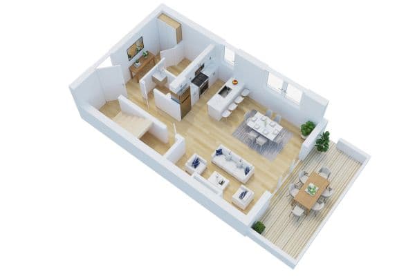 Predaj bytu 3-izbový 129 m², Schardenberg Predaj bytu 3-izbový 129 m², Schardenberg