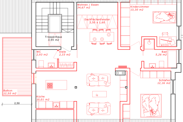 Prenájom bytu 4-izbový 93 m², Meitingen Prenájom bytu 4-izbový 93 m², Meitingen