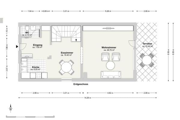 Predaj domu 120 m², pozemek 380 m², Berlin Predaj domu 120 m², pozemek 380 m², Berlin