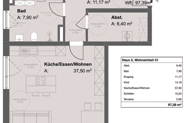 Prenájom bytu 3-izbový 104 m², Am Steinkart 5b, Bad Griesbach i.Rottal, Bavorsko Prenájom bytu 3-izbový 104 m², Am Steinkart 5b, Bad Griesbach i.Rottal, Bavorsko