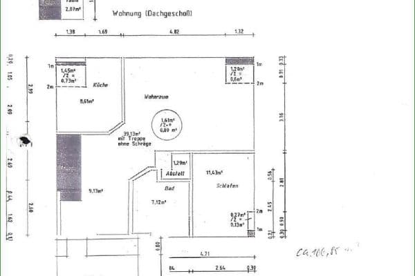 Prenájom bytu 4-izbový 98 m², Abendstr. 15 b, Magdeburg Prenájom bytu 4-izbový 98 m², Abendstr. 15 b, Magdeburg