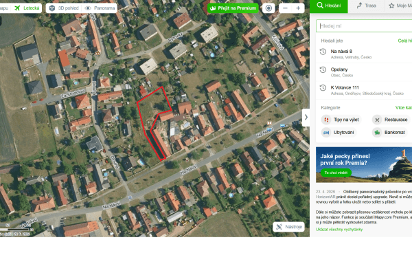 Predaj pozemku 1.306 m², Na Návsi, Veltruby Predaj pozemku 1.306 m², Na Návsi, Veltruby