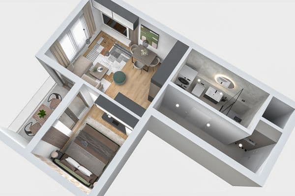 Predaj bytu 2-izbový 30 m², Pod Harfou, Praha Predaj bytu 2-izbový 30 m², Pod Harfou, Praha