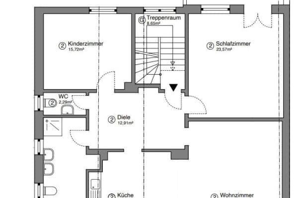 Prenájom bytu 3-izbový 106 m², Mulheim an der Ruhr Prenájom bytu 3-izbový 106 m², Mulheim an der Ruhr