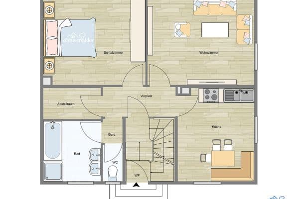 Prenájom bytu 2-izbový 63 m², Wasenstr. 11a, Kirchheim am Neckar Prenájom bytu 2-izbový 63 m², Wasenstr. 11a, Kirchheim am Neckar