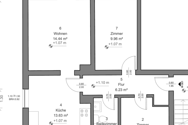 Prenájom bytu 3-izbový 58 m², Schwäbelstraße 4, Schwandorf, Bavorsko Prenájom bytu 3-izbový 58 m², Schwäbelstraße 4, Schwandorf, Bavorsko