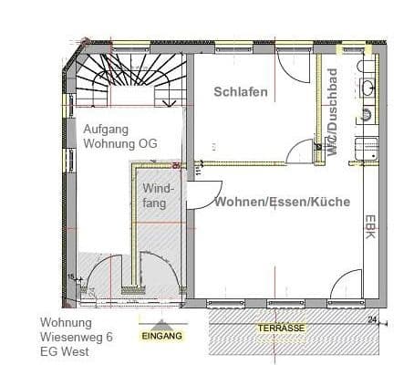 Prenájom bytu 1-izbový 55 m², Wiesenweg 6, Horgau Prenájom bytu 1-izbový 55 m², Wiesenweg 6, Horgau