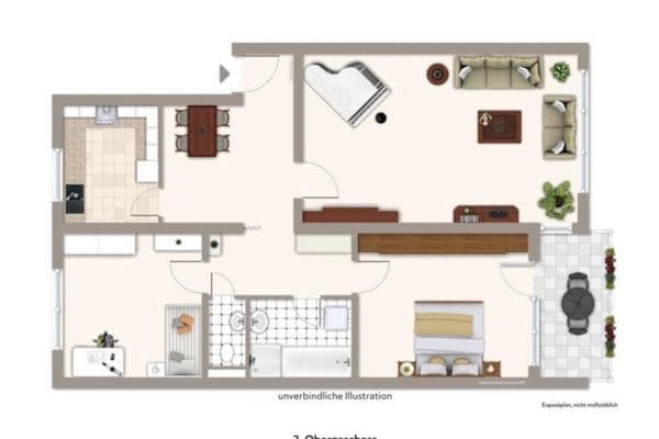 Prenájom bytu 3-izbový 91 m², Backnang, Bádensko-Wurttembersko Prenájom bytu 3-izbový 91 m², Backnang, Bádensko-Wurttembersko