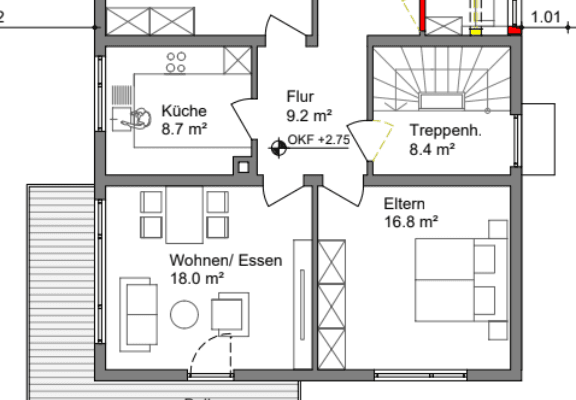 Prenájom bytu 3-izbový 87 m², Schillerstraße 9, Bad Schönborn Prenájom bytu 3-izbový 87 m², Schillerstraße 9, Bad Schönborn