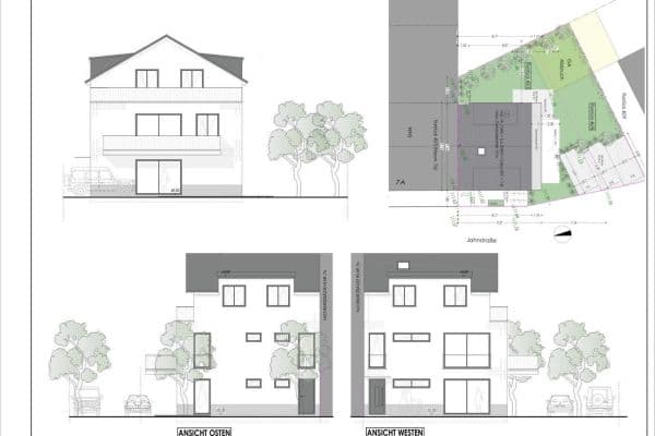 Predaj pozemku 297 m², Jahnstraße 7, Bruchköbel Predaj pozemku 297 m², Jahnstraße 7, Bruchköbel