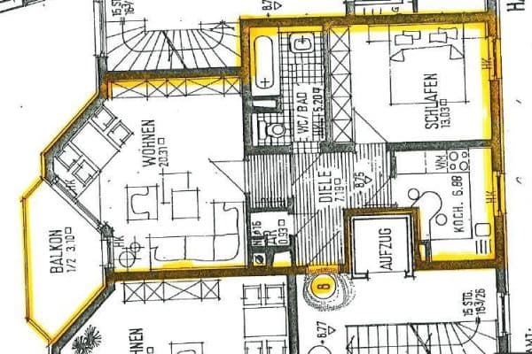 Prenájom bytu 2-izbový 54 m², Nürnberg, Bavorsko Prenájom bytu 2-izbový 54 m², Nürnberg, Bavorsko