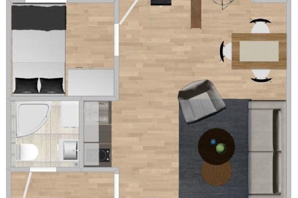 Prenájom bytu 2-izbový 30 m², Bussilliatweg 14, Hannover, Dolné Sasko Prenájom bytu 2-izbový 30 m², Bussilliatweg 14, Hannover, Dolné Sasko