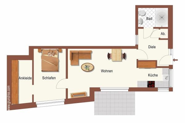 Prenájom bytu 2-izbový 65 m², Bergisch Gladbach Prenájom bytu 2-izbový 65 m², Bergisch Gladbach
