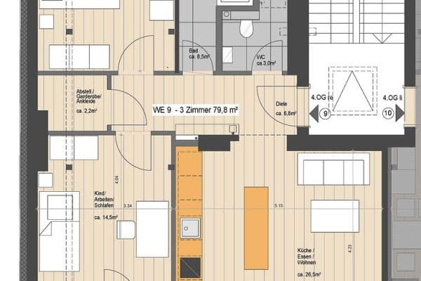 Predaj bytu 3-izbový 80 m², Walderseestraße, Berlin, Berlín Predaj bytu 3-izbový 80 m², Walderseestraße, Berlin, Berlín