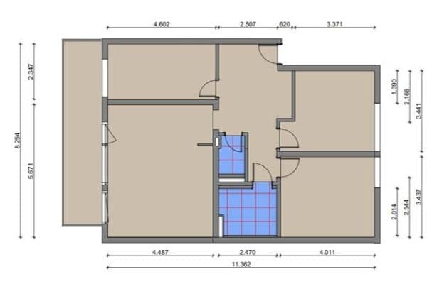 Prenájom bytu 4-izbový 92 m², Mulheim an der Ruhr Prenájom bytu 4-izbový 92 m², Mulheim an der Ruhr