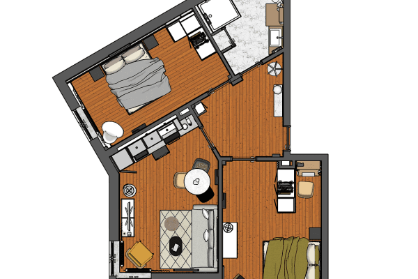 Prenájom bytu 3-izbový 65 m², Herbstsweg 15, Hamburg, Hamburg Prenájom bytu 3-izbový 65 m², Herbstsweg 15, Hamburg, Hamburg