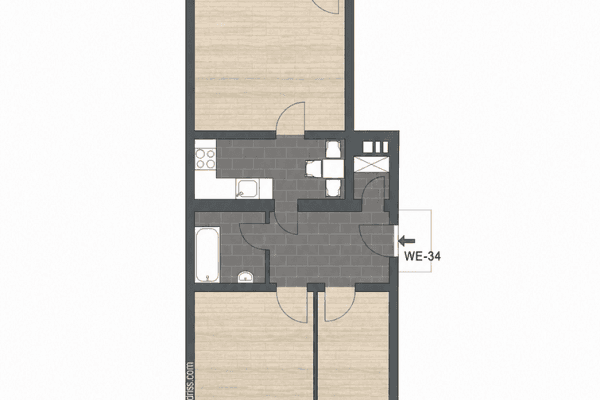 Predaj bytu 3-izbový 58 m², Düsseldorf Predaj bytu 3-izbový 58 m², Düsseldorf