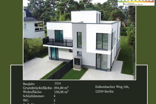 Predaj domu 150 m², pozemek 394 m², Enkenbacher Weg 106, Berlin, Berlín Predaj domu 150 m², pozemek 394 m², Enkenbacher Weg 106, Berlin, Berlín