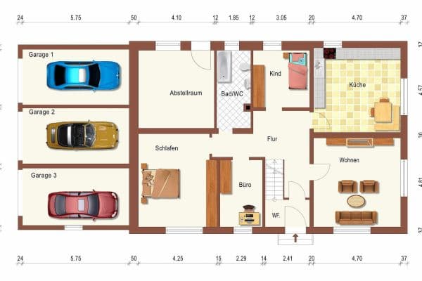 Predaj domu 320 m², pozemek 551 m², Ansbach Predaj domu 320 m², pozemek 551 m², Ansbach