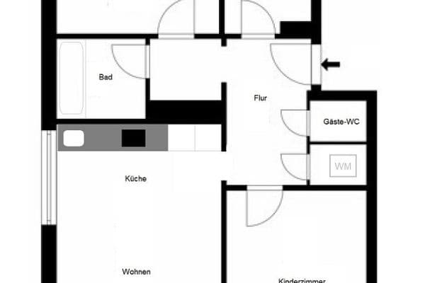 Predaj bytu 3-izbový 75 m², Hamburg, Hamburg Predaj bytu 3-izbový 75 m², Hamburg, Hamburg