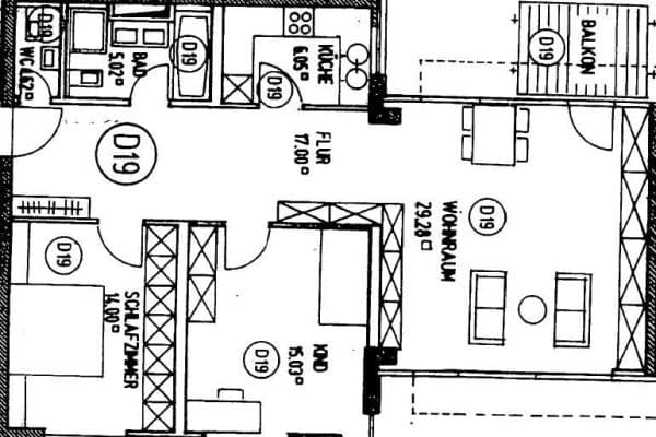 Prenájom bytu 3-izbový 88 m², Wilhelmstr. 37, Böblingen Prenájom bytu 3-izbový 88 m², Wilhelmstr. 37, Böblingen