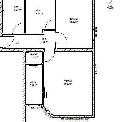 Prenájom bytu 3-izbový 75 m², Curfeßstraße 33, Aalen, Bádensko-Wurttembersko Prenájom bytu 3-izbový 75 m², Curfeßstraße 33, Aalen, Bádensko-Wurttembersko