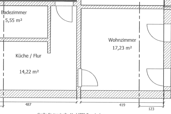 Prenájom bytu 1-izbový 37 m², Brandenburg, Brandenbursko Prenájom bytu 1-izbový 37 m², Brandenburg, Brandenbursko