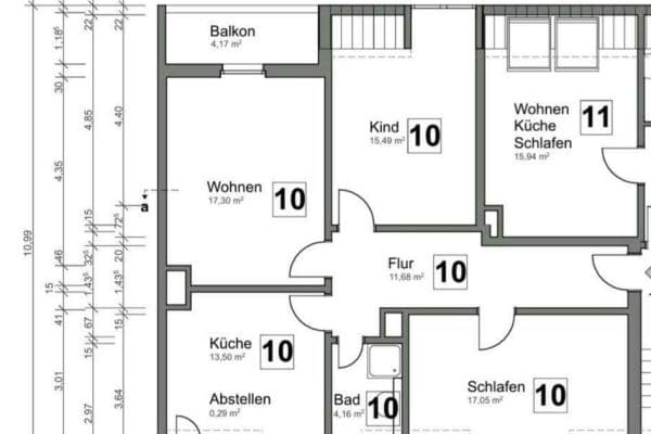 Prenájom bytu 3-izbový 83 m², Beckestr. 86, Schwerte Prenájom bytu 3-izbový 83 m², Beckestr. 86, Schwerte