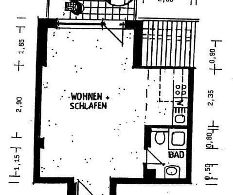 Prenájom bytu 1-izbový 36 m², Diedorf Prenájom bytu 1-izbový 36 m², Diedorf