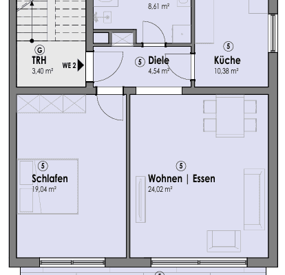 Predaj bytu 2-izbový 74 m², Berliner Ring 10, Viernheim Predaj bytu 2-izbový 74 m², Berliner Ring 10, Viernheim