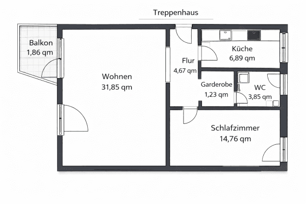 Predaj bytu 2-izbový 65 m², Bürgermeister-Deichmann-Straße 17, Bremen, Brémy Predaj bytu 2-izbový 65 m², Bürgermeister-Deichmann-Straße 17, Bremen, Brémy