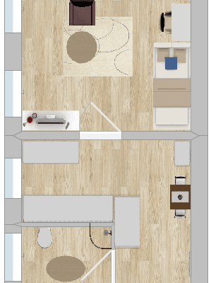 Prenájom bytu 2-izbový 33 m², Kapellenstr. 43, Aachen, Severné Porýnie - Westfálsko Prenájom bytu 2-izbový 33 m², Kapellenstr. 43, Aachen, Severné Porýnie - Westfálsko