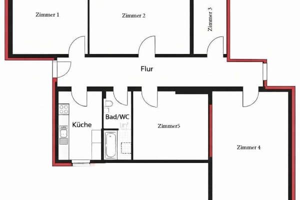 Predaj bytu 4-izbový 108 m², Unter den Eichen 94b, Berlin, Berlín Predaj bytu 4-izbový 108 m², Unter den Eichen 94b, Berlin, Berlín