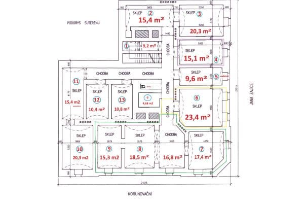 Prenájom nebytového priestoru 68 m², Jana Zajíce, Praha Prenájom nebytového priestoru 68 m², Jana Zajíce, Praha